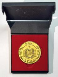 M.S.B. Milli Savunma Bakanlığı İnşaat Emlak Dairesi Başkanlığı Hatıra Madalyonu Kutulu Koleksiyonluk