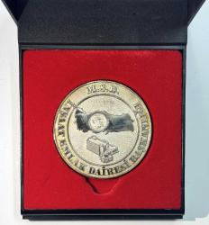 M.S.B. Milli Savunma Bakanlığı İnşaat Emlak Dairesi Başkanlığı Hatıra Madalyonu Kutulu Koleksiyonluk