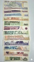 7 Emisyon 12,li Çil Set 10 TL ile 1,000,000 TL Arası