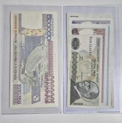 7 Emisyon 12,li Çil Set 10 TL ile 1,000,000 TL Arası