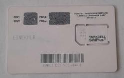 TURKCELL SIM PLUS SIM KART KULLANILMAMIŞ