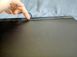 teac w-860r double cassette deck (tüm fonksiyonları sorunsuz çalışıyor, son fotoğrafta işaret ettiğim yerde çok küçük bi göçme var)