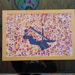 Ebru Sanatı Orjinal 35x50