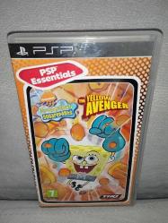 Psp SpongeBob Squarepants The Yellow Avenger PSP oyun Sünger Bob. Orijinal. Kitapçık mevcut. Umd 10 üzerinden 9 sorunsuz çalışıyor koleksiyonluk