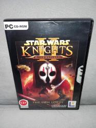 Pc oyun star wars knights 2 of the sith lords. Orijinal. kitapçık mevcut. 4 disk. Diskler 10 üzerinden 9.5 iyi durumda Koleksiyonluk