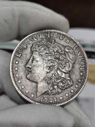 ABD 1921 Yılı Gümüş 1 Dolar