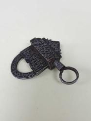 NADİR ANTİKA OSMANLI DÖNEMİ EL İŞÇİLİĞİ KALİGRAFİK DEMİR ASMA KİLİT