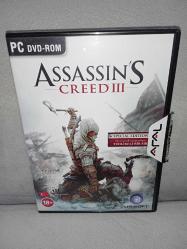 Pc oyun Assassins Assassin's creed 3 special edition. Orijinal. Kitapçık mevcut. 2 disk. Diskler 10 üzerinden 9.5 iyi durumda koleksiyonluk