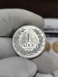 1948 Yılı Gümüş 1 Lira Çil