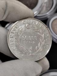 1992 Yılı Hatıra Yahudi Göçünün 500. Yılı Gümüş 50000 Lira