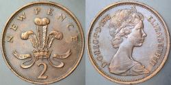 BİRLEŞİK KRALLIK 2 PENCE 1978 KRALİÇE II. ELİZABETH 25,9 mm. İNGİLTERE