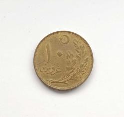1926 YILI 1.EMİSYON BRONZ 10 KURUŞ ÇİL KONDİSYONDA