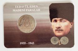 1939 Türkiye Cumhuriyeti 5 Kuruş..