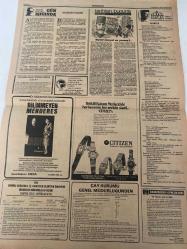 TERCÜMAN GAZETESİ - DOĞUM GÜNÜ HEDİYESİ (TURKISH NEWSPAPPER) - 11 HAZİRAN 1983 - SADECE TEK YAPRAKTIR -Necip Fazıl Kısakürek-Muzaffer Ozak-Faruk Sümer-Yılmaz Öztuna-İbrahim Hakkı Konyalı-Arif Nihat Asya-Sami Güner-Uğur Derman-Duralı Yılmaz-Vehbi Vakkasoğlu-Mustafa Miyasoğlu-Beşir Ayvazoğlu-Ahmet Şahin-Ergun Göze-Ünal Sakman-Enver Durmuş-Ahmet Kabaklı-İlhan Bardakçı-Rauf Tamer-Atilla Sav-Süha Örtoğlu-İhsan Mungan-Nurullah Gezgin-Mükremin Sarol-Bülent Ulusu-Kur’an-ı Kerim buyurur hadisler yol gösterir-İlahi Rahmetten damlalar sunuyor-Bu gece sahura kalkıyoruz-Onbinlerce din görevlisinin mağduriyeti önleniyor-Baro yöneticileri de partiye giremeyecek-NATOda Türk Fransız çatışması-Kredi faizleri düşürülmeli-İngiliz İşçi Partisi son 60 yılın en büyük hezimetine uğradı-TV yayın saatleri kısaltıldı-Kurulacak bir partinin başında yer almayacağım-MGK Seçim Kanununu kabul etti-Özal kirvelik yaptı-Evlilikte kısmetli politikada kısmetli-Gün Işığında-Sözden söze-Tarihten bugüne-Siyasi cinayet ne yaz