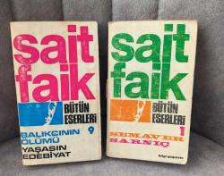 SAİT FAİK 2 KİTAP 1-SEMAVER, 2 BALIKÇININ ÖLÜMÜ.  FOTOĞRAFTA GÖRÜLDÜĞÜ GİBİDİR