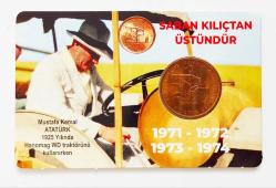 1971 Saban Kılıçtan Üstündür Hatıra 10 Kuruş..
