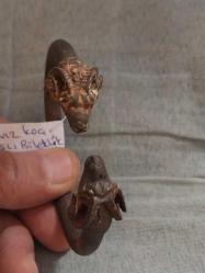 Koç Boynuzlu Pirinç Bileklik. Ürün Replikadır..8 cm.
