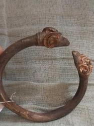 Koç Boynuzlu Pirinç Bileklik. Ürün Replikadır..8 cm.