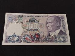 7. EMİSYON 1000 TÜRK LİRASI ÇİL