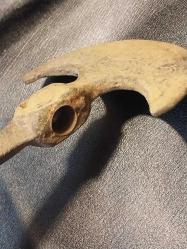 Osmanlı Dönemi Teber. 11 x 19 cm.