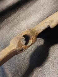 Osmanlı Dönemi Teber. 11 x 19 cm.