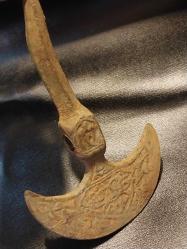 Osmanlı Dönemi Teber. 11 x 19 cm.