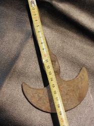 Osmanlı Dönemi Teber. 11 x 19 cm.