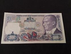 7. EMİSYON 1000 TÜRK LİRASI ÇİL