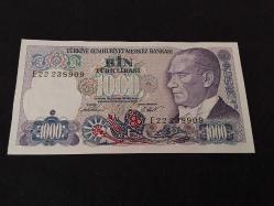 7. EMİSYON 1000 TÜRK LİRASI ÇİL