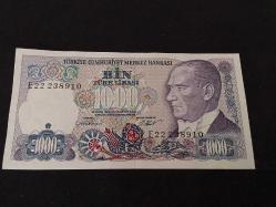 7. EMİSYON 1000 TÜRK LİRASI ÇİL