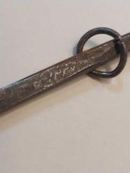 Osmanlı Dönemi Kılıç Maşatı.  H. 1327 Tarihli, M.1911.17 cm.