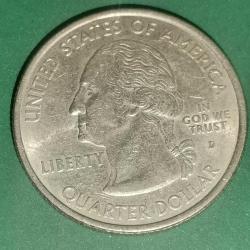 AMERİKA  2002 D    25 CENT  ÇEYREK DOLAR  HATIRA 50 Eyalet Çeyreklikleri - Tennessee