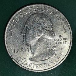 AMERİKA  2015 D    25 CENT  ÇEYREK DOLAR  HATIRA  Güzel Amerika Çeyrekleri - Mavi Ridge Park Yolu