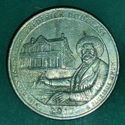 AMERİKA  2017 P    25 CENT  ÇEYREK DOLAR  HATIRA  Güzel Amerika Çeyrekleri - Frederick Douglass
