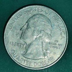 AMERİKA  2015 D    25 CENT  ÇEYREK DOLAR  HATIRA  Güzel Amerika Çeyrekleri - Bombay Hook