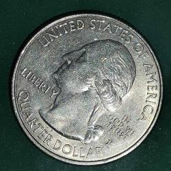 AMERİKA  2015   P    25 CENT  ÇEYREK DOLAR     HATIRA  Güzel Amerika Çeyrekleri - Mavi Ridge Park Yolu