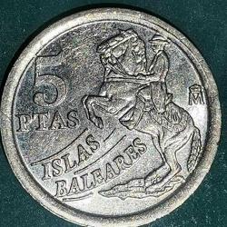 İSPANYA  1997   5  PESETA