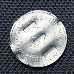 Almanya 5 Mark 1975 D İptalli