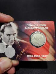 1935 Yılı Gümüş 25 Kuruş