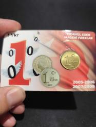 2005 Yılı 1 Yeni Kuruş Çil