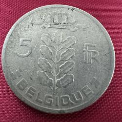 Belçika 5 Frank 1963