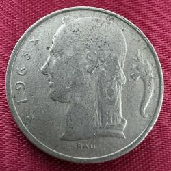 Belçika 5 Frank 1963