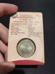 Sayıştayın 150. Yılı Hatıra 1 lira Çil