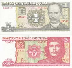 KÜBA 1 VE 3 PESOS / ÇİL KONDİSYON