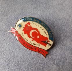 TÜRKİYE LİONS KULÜBÜ ROZETİ KONDİSYON YÜKSEK KOLEKSİYONLUK NADİR