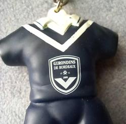 FC GİRONDİNS DE BORDEAUX FUTBOL KULÜBÜ ANAHTARLIK FOTOĞRAFTA GÖRÜLDÜĞÜ GİBİDİR. KOLEKSİYONLUK NADİR