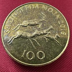 Tanzanya 100 Şilin 2015