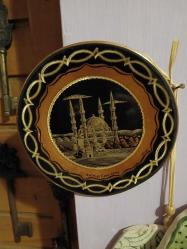 Selimiye cami işlemeli dekoratif tabak