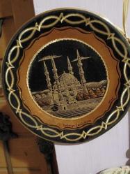 Selimiye cami işlemeli dekoratif tabak