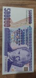 500000 Türk lirası